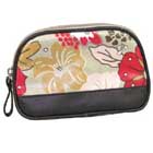 Small Hibiscus Print Makeup Pouch